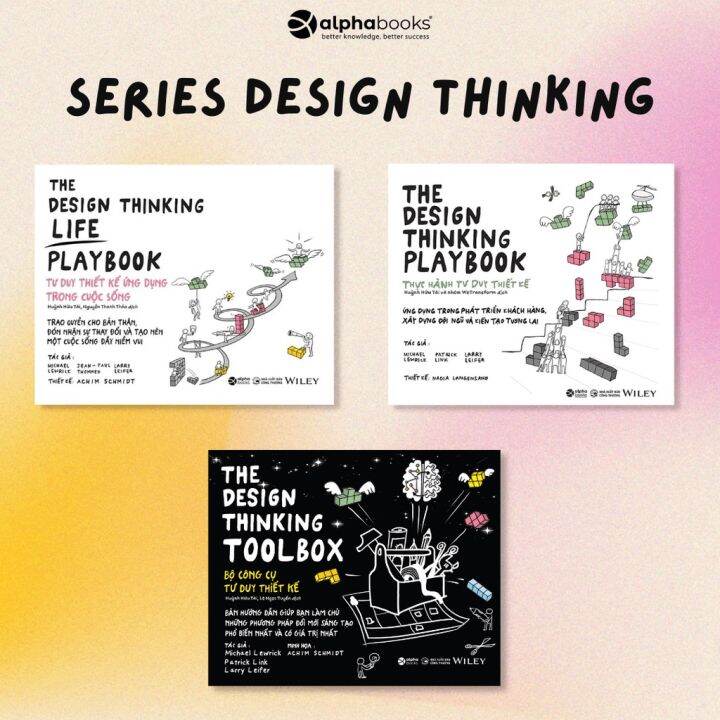 Sách Combo The design thinking playbook + The design thinking life