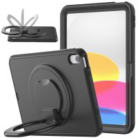 360 Rotation Hand Grip Hard TPU Tablet Case For Ipad 10th Gen 10.9 2022 Shockproof Cover With Adjustable Handle Kickstand Cases Covers