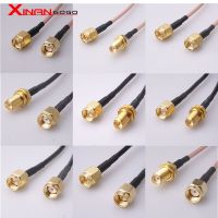 RG316 RG174 Cable SMA Male To SMA Female RPSMA To SMA Nut Bulkhead Extension Coax Jumper Pigtail