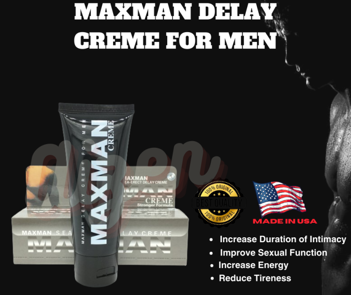 Maxman Sea Delay Creme for Men 60ml | Lazada PH