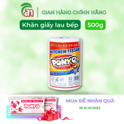 Khăn giấy lau bếp cao cấp PONYO 2 lớp 500g