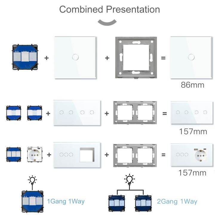 dt-hot-bseed-157mm-glass-panel-frame-sockets-wall-with-metal-base-included