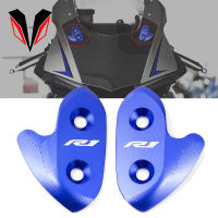 ที่มีโลโก้ R1 รถจักรยานยนต์กระจกกระจกขับเคลื่อนกระจกหลุมปกคลุมสำหรับ Yamaha R1 YZF R1M YZF-R1 2015 2016 2017 2018 2019 SGRHSR