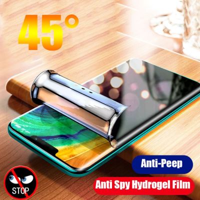 21D Curved Anti Spy Hydrogel Film For Huawei Enjoy 10 10S 20 30 SE Plus Pro Privacy Anti Peep Screen Protector for Honor 20 Pro