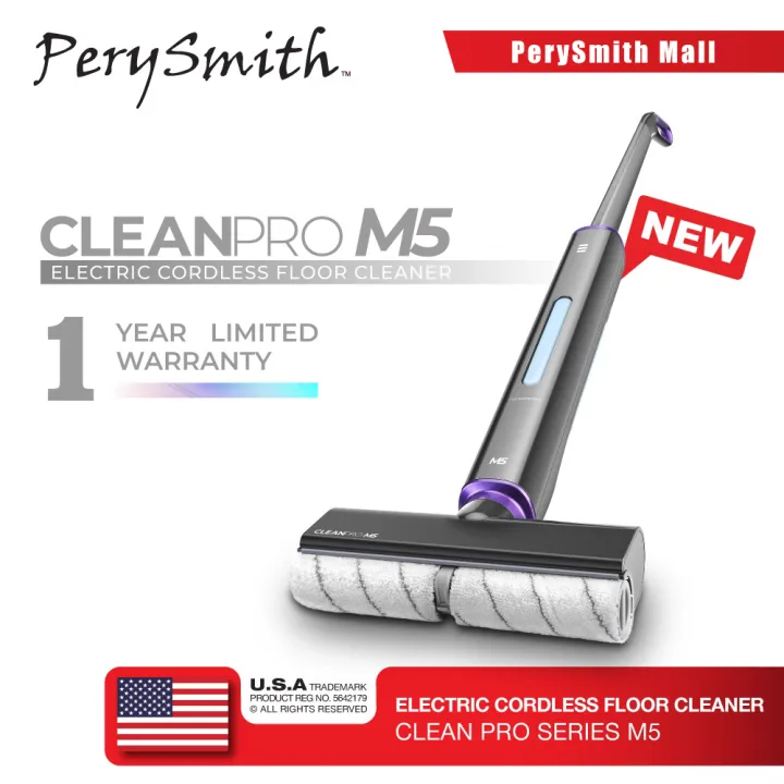 [Philippines Ready Stock] PerySmith Electric Cordless Floor Cleaner
