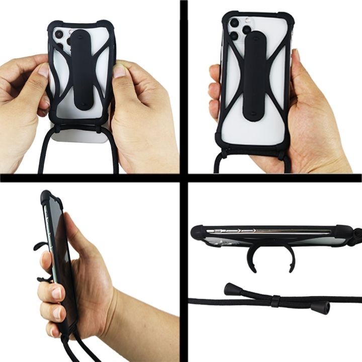 general-purpose-silicone-cell-phone-lanyard-strap-case-holder-with-detachable-neckstrap-universal-for-smartphone