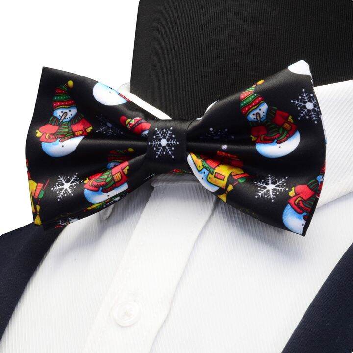 new-christmas-bow-ties-for-men-printed-novelty-pre-tied-bowtie-double-fold-fashion-men-39-s-bowtie-red-for-christmas-festival-gift