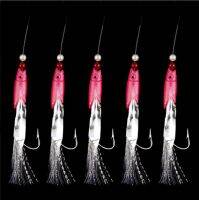 Bitak 2023 ใหม่คุณภาพสูงเหล็กคาร์บอน Mackerel Feathers Bass Cod Lure ตกปลาทะเล Luminous Fishing Hook Treble เหยื่อตกปลาลวด