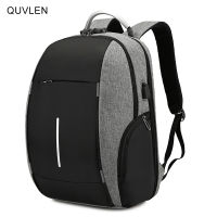 Mens Backpack Business Multifunctional USB Charging Notebook Bag For 15.6 Inch Casual Waterproof Backbag For Man