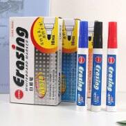5 Cây Bút Bút Dạ Quang Bút Đánh Dấu Bảng Trắng Bằng Nước Đen Xanh Dương
