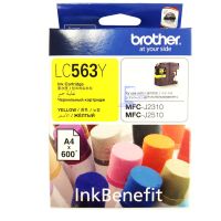 ตลับหมึก Brother LC563Y หมึกแท้ สีเหลือง จำนวน 1 ชิ้น