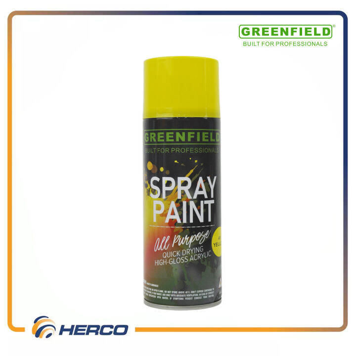 Greenfield Spray Paint Yellow Lazada PH