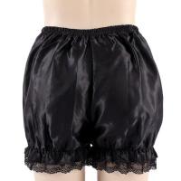 Sinstrong Fashion Women 4 Colour Elasticity Satin Knickers Panties Lace Bow Cute Safety Shorts Pumpkin Style For Girls