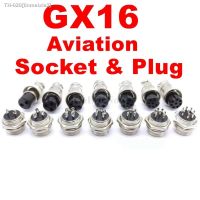 ♤☃✔ 1 pcs GX16 2P 3P 4P 5P 6P 7P 8 9 10 Pin Male Circular Aviation Connector GX 16 Socket Plug Aviation Wire Panel Connectors