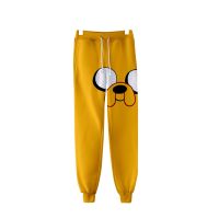 Pantalones de chándal 3d Finn y Jake The Dog Face para hombres y mujeres, pantalones de chándal casuales, pantalones de Jogger de moda, pantalones de chándal Harajuku