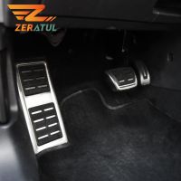 Zeratul สำหรับ Volkswagen VW Tiguan MK2 Allspace 2017 2018 2019 2020 2021ที่ Mtt ฝาครอบแป้นเหยียบรถยนต์แป้นเหยียบเบรกแก๊สแผ่นที่วางเท้า