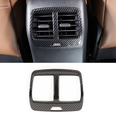 卍◙◙ Rear Air Vent Outlet Panel Cover Trim For Ford Bronco Sport 2021 2022 Car Accessories ABS Carbon Fiber