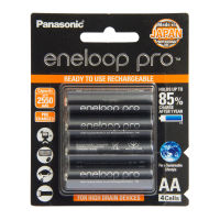 ถ่านชาร์จ eneloop Pro AA 2550mAh แพ็ค 4 ก้อน (ของแท้ 100% ประกันศูนย์ไทย เคลมได้)