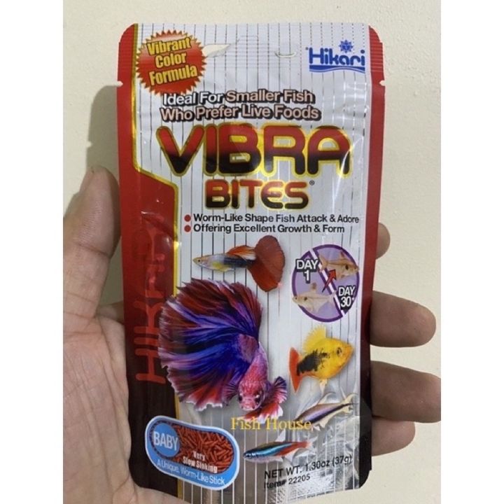 Vibra Bites Baby (Betta Guppy Tetra Molly Swordtail) Ideal for small ...