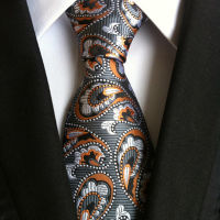 2022ใหม่ความหนาแน่นสูง Paisley Tie Paisley โพลีเอสเตอร์ Tie