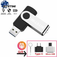 Biyetimi USB Flash Drive 32GB 2.0 Micro USB and Type C pen drive 64GB Pendrive usb Memory Stick key for PC＆phone