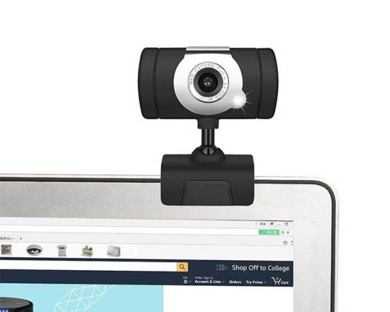 Webcam chân kẹp hd 480p tích hợp micro sử dụng cho việc học online và hội - ảnh sản phẩm 3
