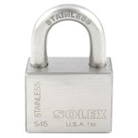 กุญแจลูกปืน SOLEX S45 45 MM สีเงินPADLOCK SOLEX S45 45MM SILVER **ลดราคาจัดหนัก **