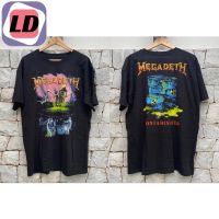 LD T-shirt   เสื้อยืดผช  เสื้อวง MEGADETH CONTAMINATED ลิขสิทธิ์แท้ นำเข้าจาก USA