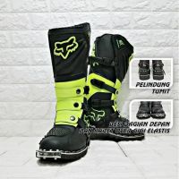 COD SDFSDTFGER LOKAL Local Motocross X Trail Shoes Riding Boots SV Premium Quality with Safety Protectors - A