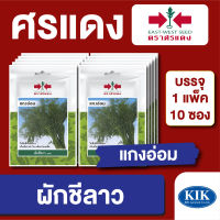 ผักซอง ศรแดง ผักชีลาว แกงอ่อม บรรจุแพคล่ะ 10 ซอง ราคา 70 บาท