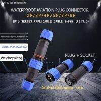 ♝♀✸ IP68 Waterproof Connector Male Plug and Female Socket 2/3/4/5/7/9pin Panel Mounting Wire Connector Aviation Plug Welding Wiring