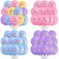 【hot】ↂ✠∏ 10-40Pcs Cartoon Unicorn Balloons Theme Birthday Decoration Supplies Kids Helium Globos