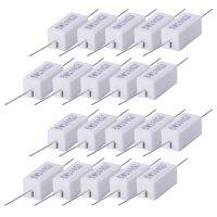 40X Wirewound Ceramic Cement Resistors 100 Ohm 5W Watt 5%