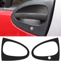 【Cw】2pcs Car Stickers For Benz 2009-2014 Smart 451 453 Smart Fortwo Car Car Door Handle Carbon Fiber Still Decal Auto Accessoriehot