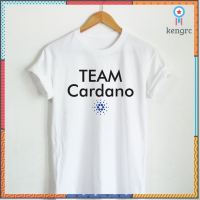 TEAM CARDANO เสื้อยืด เสื้อยืดสกรีน เสื้อคริปโต เสื้อ ADA คาดาโน Crypto Currency เสื้อบิตคอย flashsale ลดกระหน่ำ