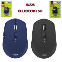 Anitech mouse W226-BL เม้าส์ไร้สาย ชนิดแบบ 2 ฟังก์ชั่นด้วยสัญญาน 2.4G และ Bluetooth 5.0