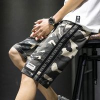 G-gourd 2023 Cotton Shorts Mens New Summer Korean Version Trend Outside The Seven-point Loose and Thin Five-point Casual Cargo Pants