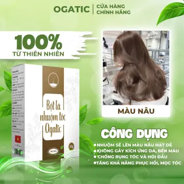 bột lá phủ bạc tóc Ogatic: Với công thức độc đáo từ lá phủ bạc, sản phẩm Ogatic sẽ giúp bạn loại bỏ hoàn toàn tình trạng tóc bạc và nuôi dưỡng tóc một cách tối ưu. Hãy xem hình ảnh để cảm nhận sự khác biệt mà bột lá phủ bạc tóc Ogatic mang lại.