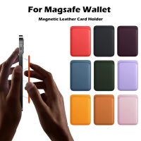 Original For Magsafe Magnetic Leather Wallet For Apple iPhone 15 14 13 12 11 Pro Max Plus Phone Card Bag Holder Case Accessories Phone Cases