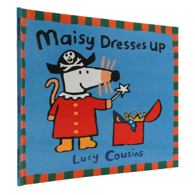 English original picture book Maisy dresses up mouse Bobo magical makeup childrens life scene experience character behavior development paperback picture book Lucy cousins parent-child early education enlightenment cognitive reading