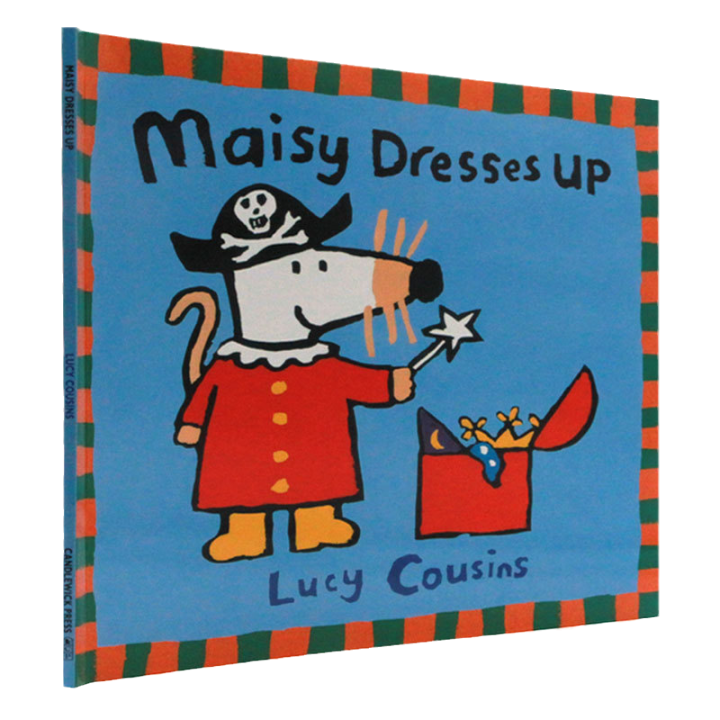 english-original-picture-book-maisy-dresses-up-mouse-bobo-magical-makeup-childrens-life-scene-experience-character-behavior-development-paperback-picture-book-lucy-cousins-parent-child-early-education