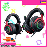 หูฟัง หูฟังเล่นเกม หูฟังเกมมิ่ง หูฟังเกมมิ่ง EGA Type H7 Spectrum RGB 7.1 Surround Gaming Headset Red รับประกัน 1 ปี