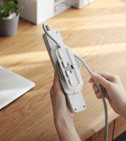 Omocha - Socket holder : รางปลั๊กพ่วง แขวนเร้าเตอร์ มีที่เก็บสายไฟ ไม่เจาะ