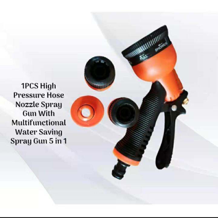 H1132 High Pressure Hose Nozzle Spray Gun With Multifunctional Water