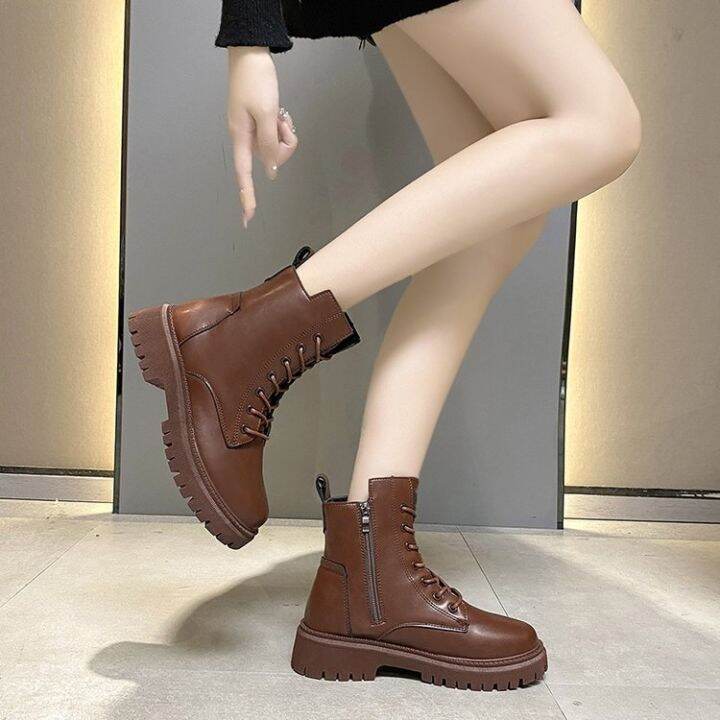 in-the-winter-of-2021-the-new-side-zipper-short-tube-short-boots-boots-martin-boots-female-british-wind-plus-hair-female-boots-shoes