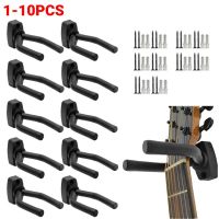 1 10Pcs Guitar Holder Wall Mount Stand Soporte Guitarra Parts and Accessories Home Instrument Display Guitars Hook Wall Hangers