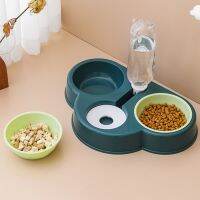 500ML Dog Bowl 3 in 1 Cat Feeder Bowl With Dog Water Bottle Automatic Drinking Bowl Cat Food Bowl for Small Large Dog Cats