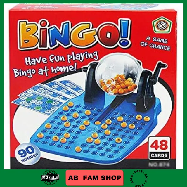 Bingo set with cards family games Bingo tambiolo 75/90 balls / Bingo ...