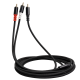 2X RCA Y Adapter Cable Subwoofer Y Cable 1X RCA To 2X RAC Audio Cable 1 Rca To 2 Rca Power Amplifier Audio Cable,1 Meter