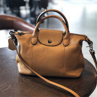 Retro luxury natural Genuine Leather cowhide ladies handbag fashion simple casual daily weekend work shoulder messenger bag